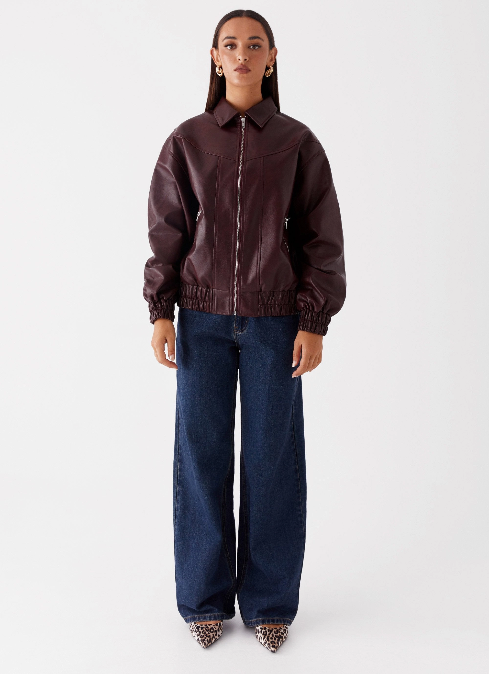 Holland Bomber Jacket - Wine AbrasionResistant