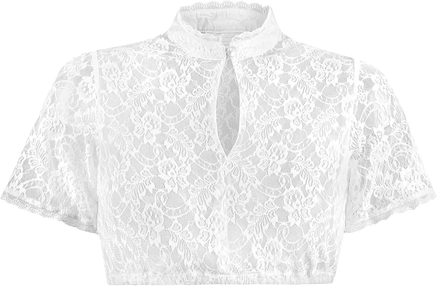 Honeymoon Lingerie Women's Sheer Mesh Lingerie Set,Lace Babydoll with Matching Thong,Perfect for Honeymoon