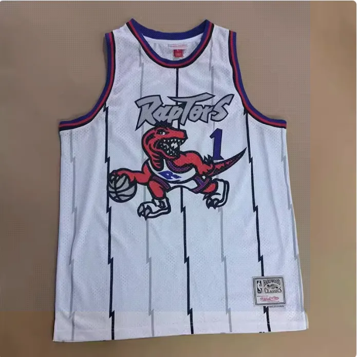 HOOPER FIKO RAPTOR LIN AND GRADY RETRO BASKETBALL JERSEYS