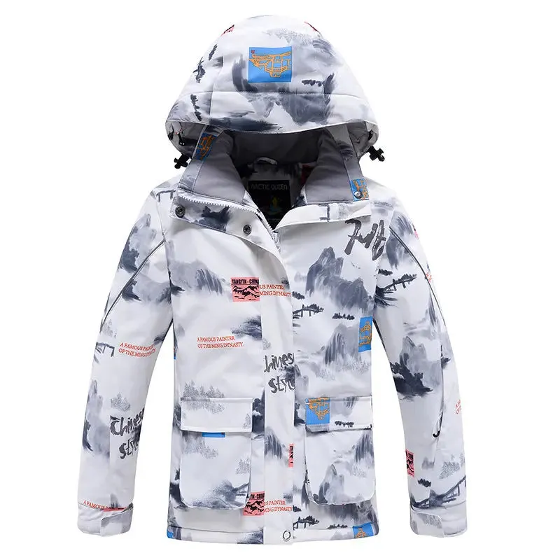 Hotian Children Hooded Insulated Snow Skiing Jacket