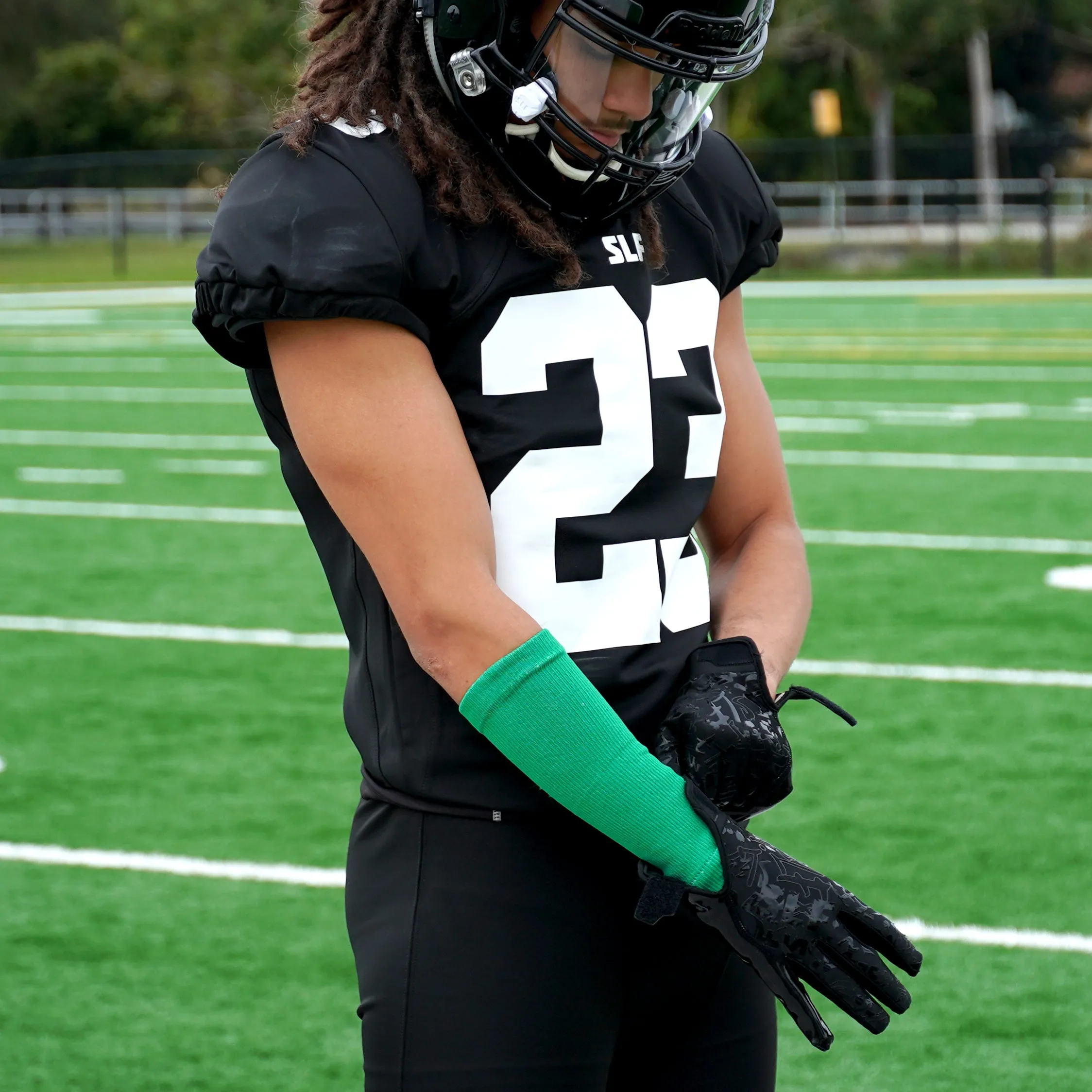 Hue Green Seamless Forearm Sleeve