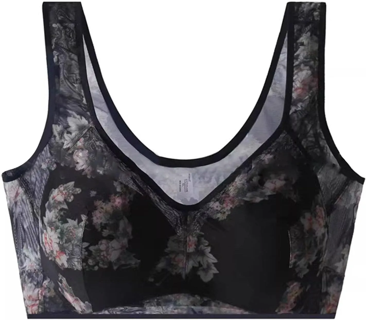 Ice Silk Lace Cooling Comfort Bras Seamless Push Up Bras for Older Women Breathable and Wireless Underwear