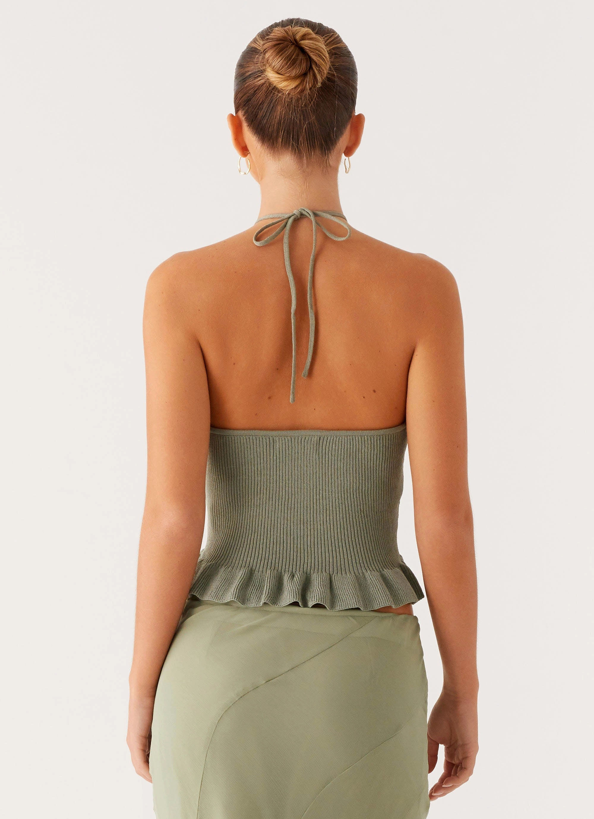 Idola Knit Top - Sage MultiPocketDesign MultiPocket Design