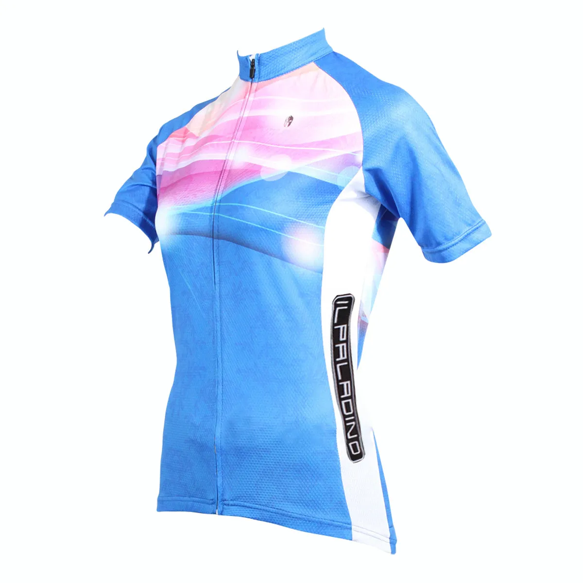 ILPALADINO Blue Cycling Jersey Bicycling Summer Pro Cycle Apparel Outdoor Sports Leisure Biking Shirts Breathable and Comfortable NO.209