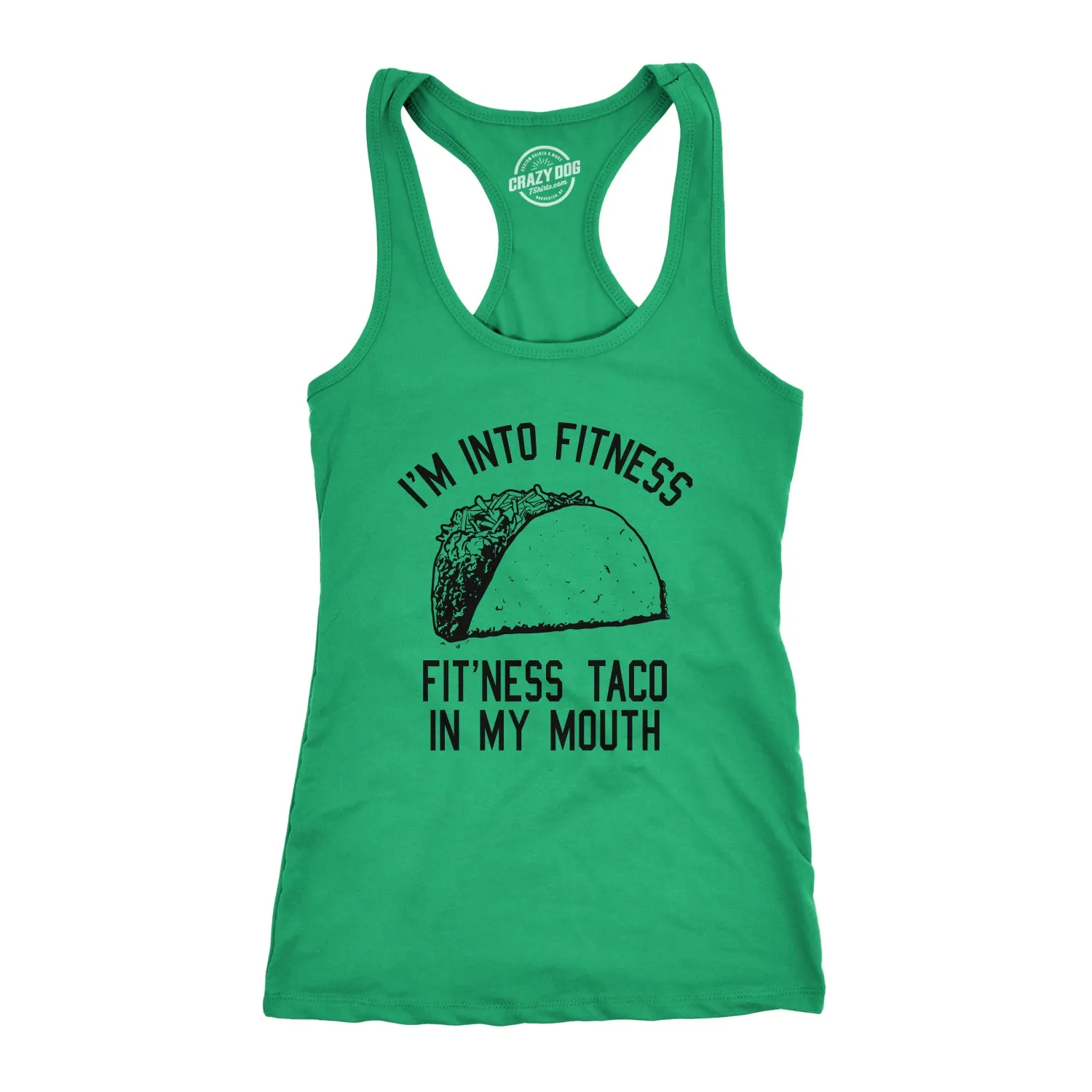 I'm Into Fitness Fit'ness Taco In My Mouth Women's Tank Top