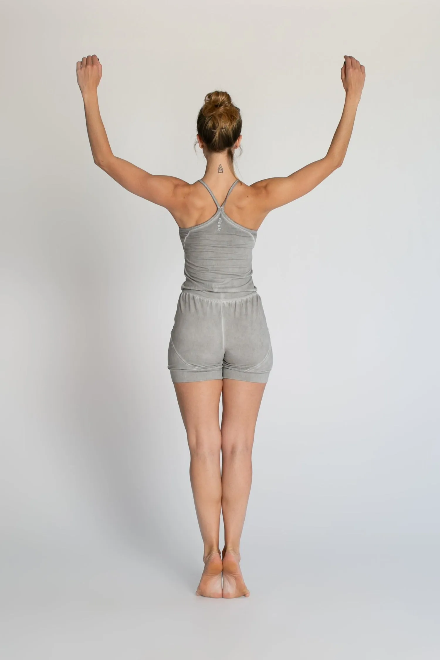 I'mPerfect Stonewash Short Yoga Jumpsuit 35%off