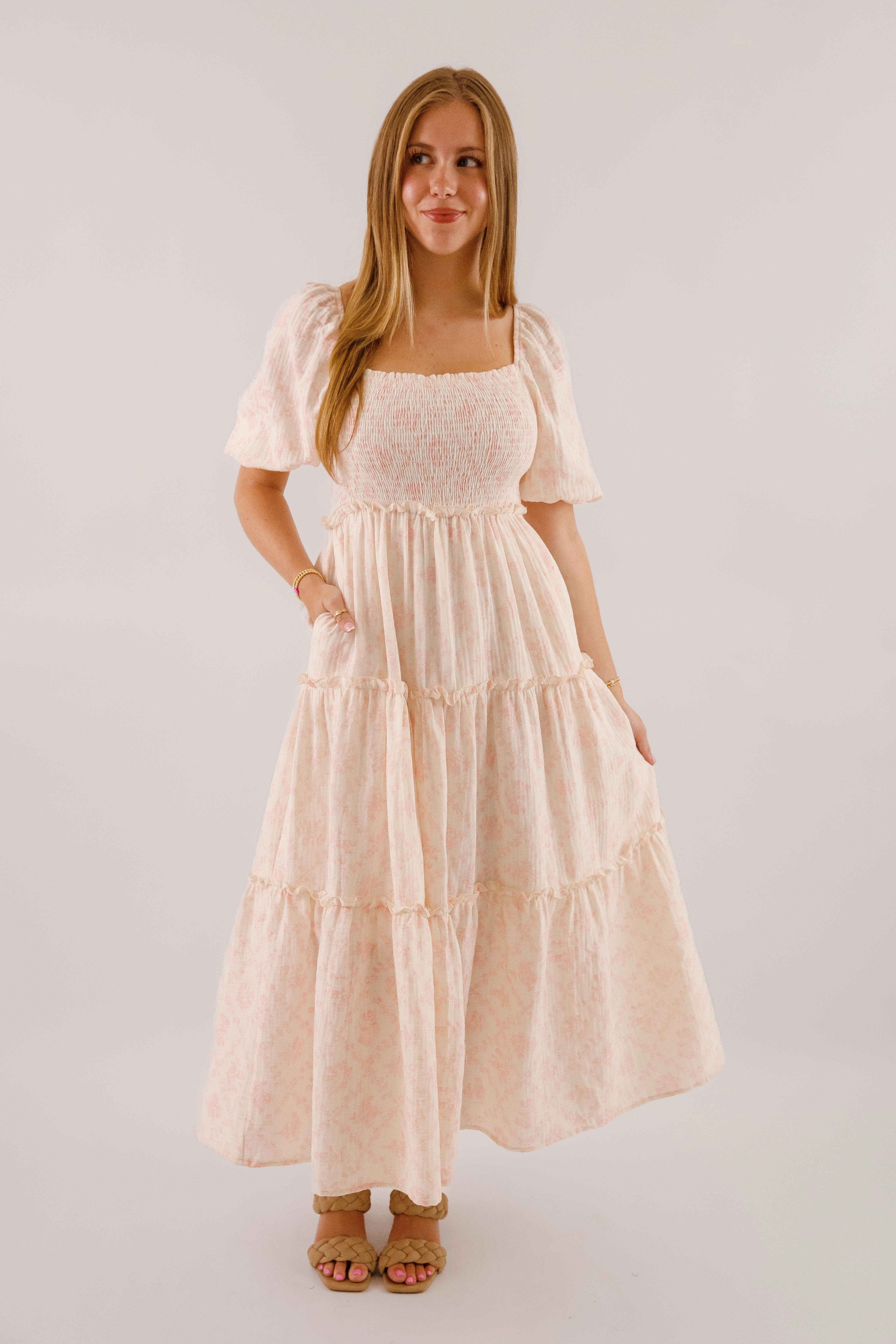In A Good Place Midi Dress Simple Spirit Quiet Sweet
