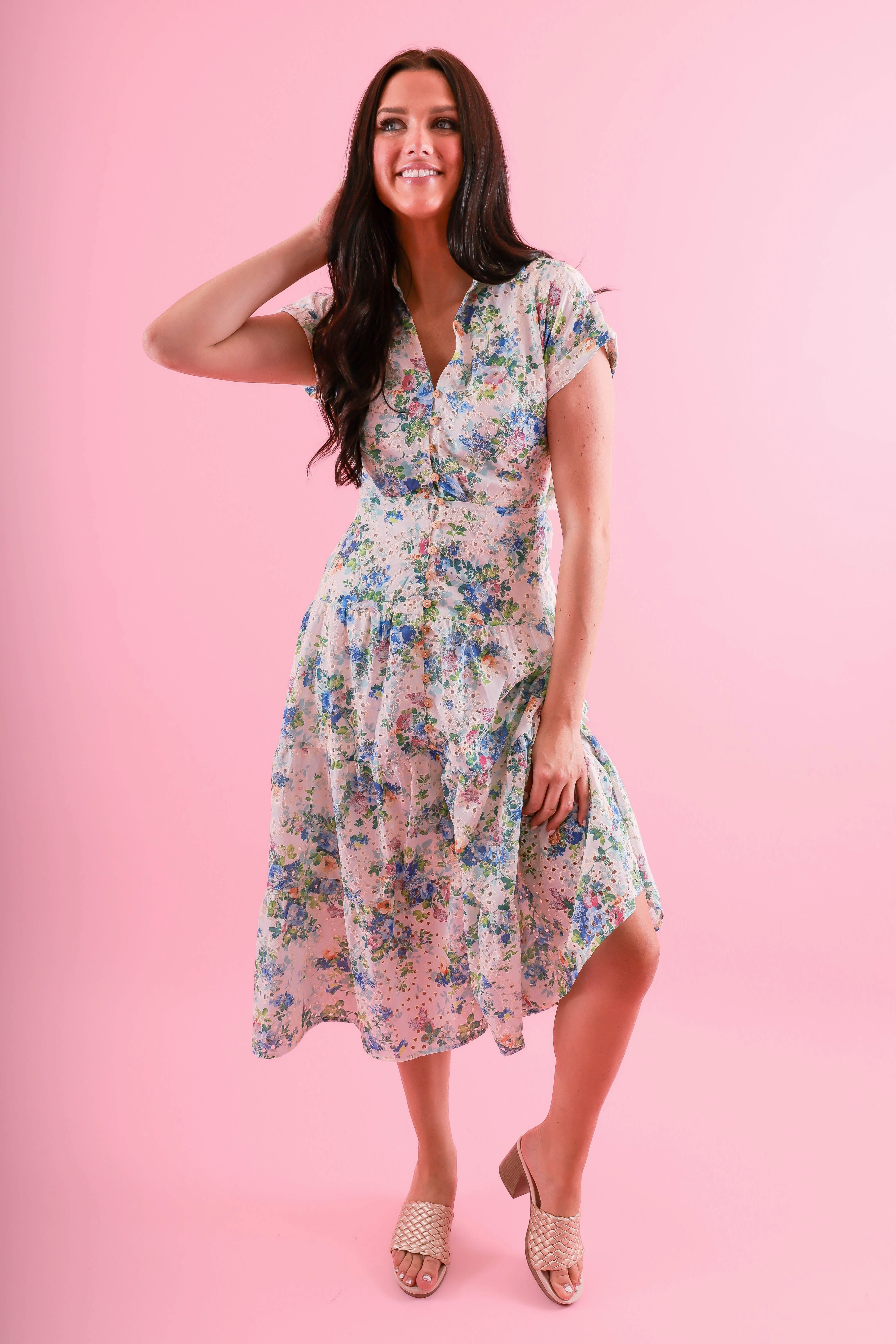 In My Chapter Midi Dress Fashion-Forward Clean Fit