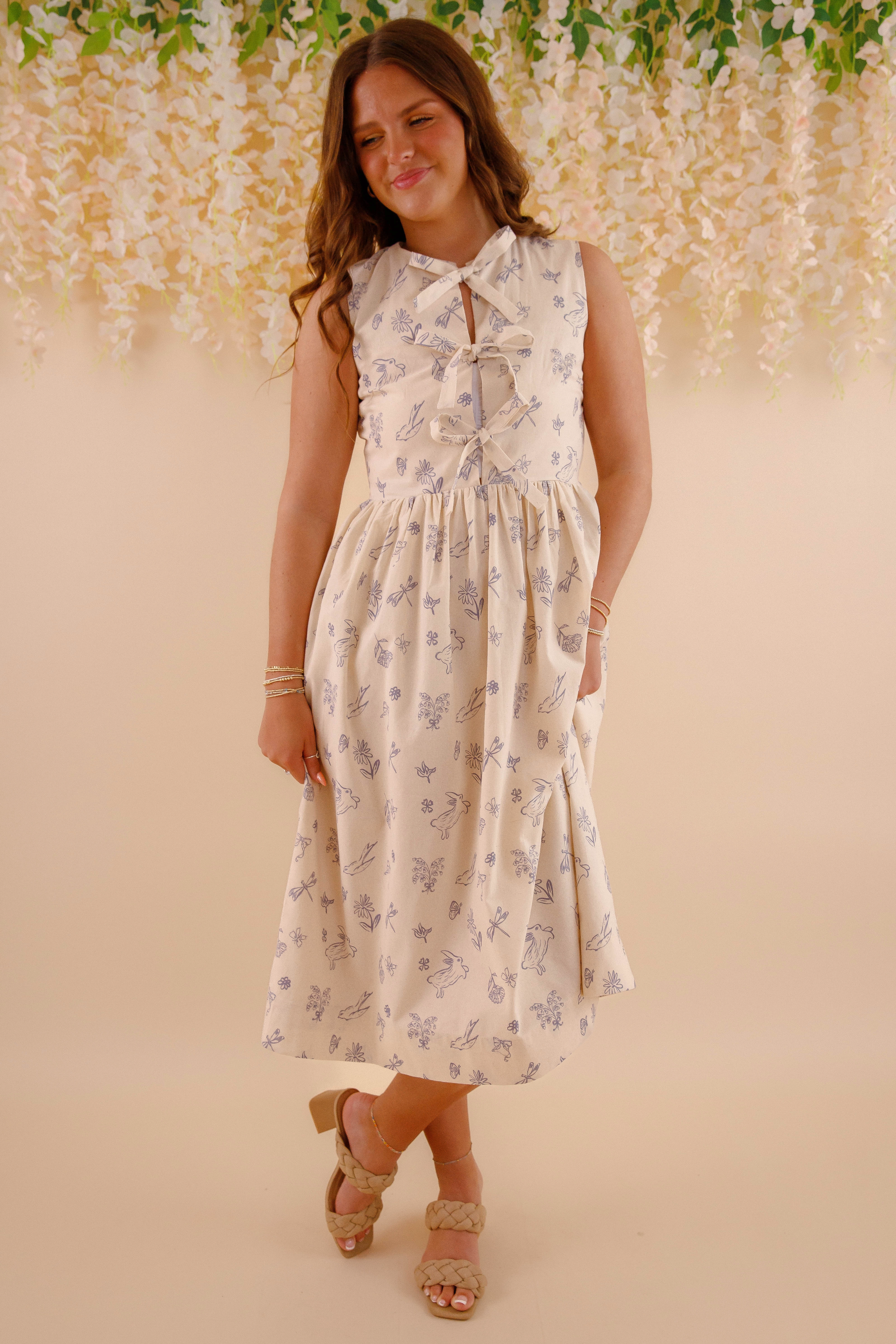 In the Next Life Midi Dress Relaxed Look Tear-resistant