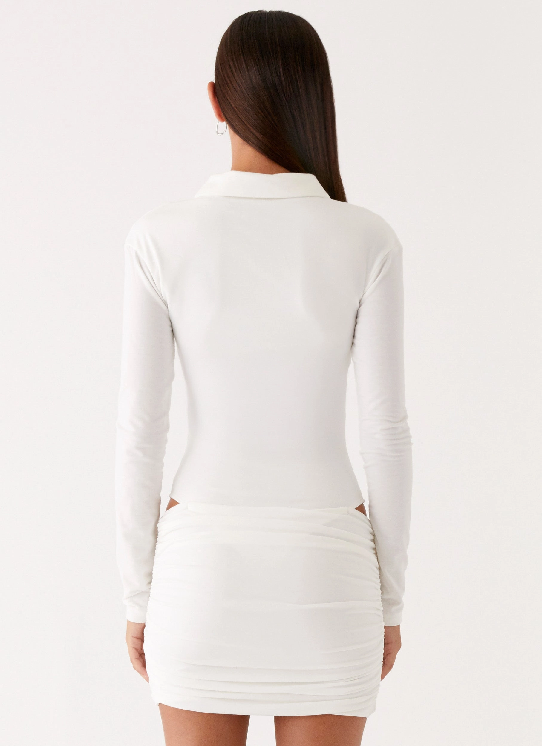 Coastal Chic Eco-friendly Indah Mini Dress - White