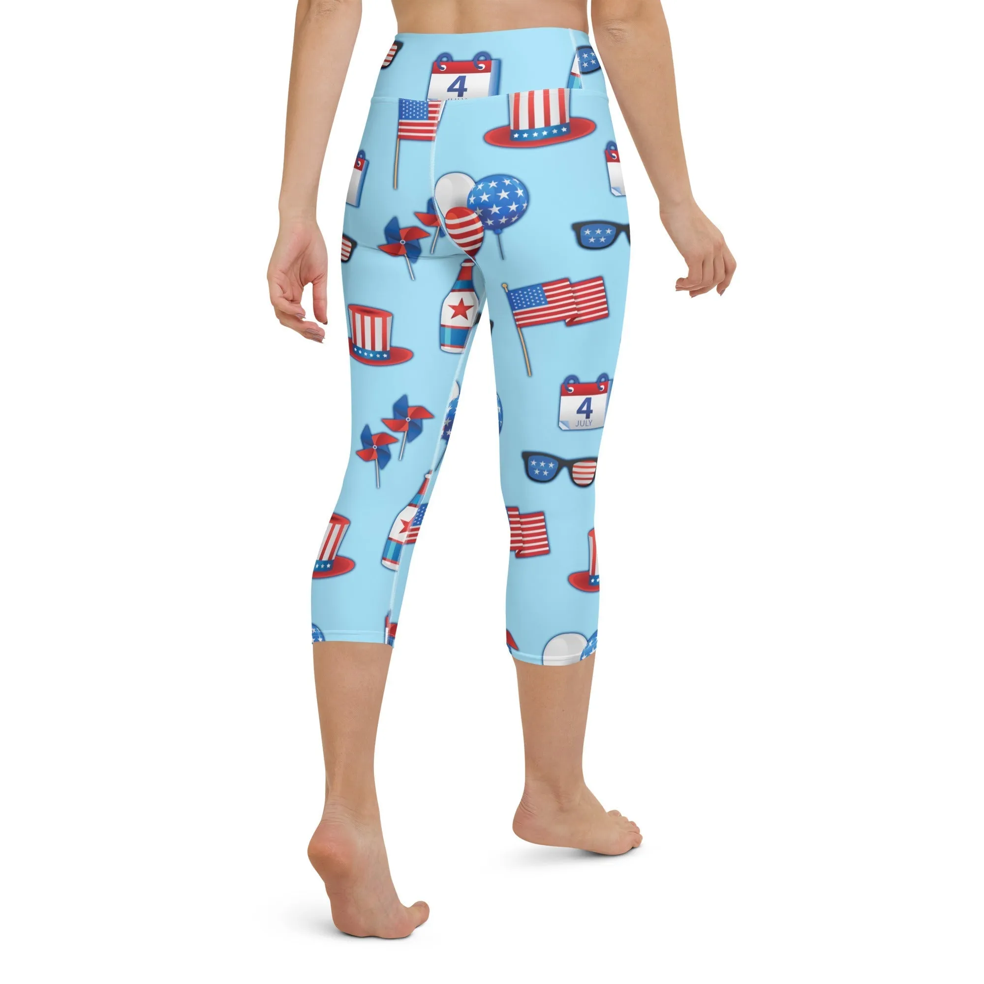 Independence Day Yoga Capris