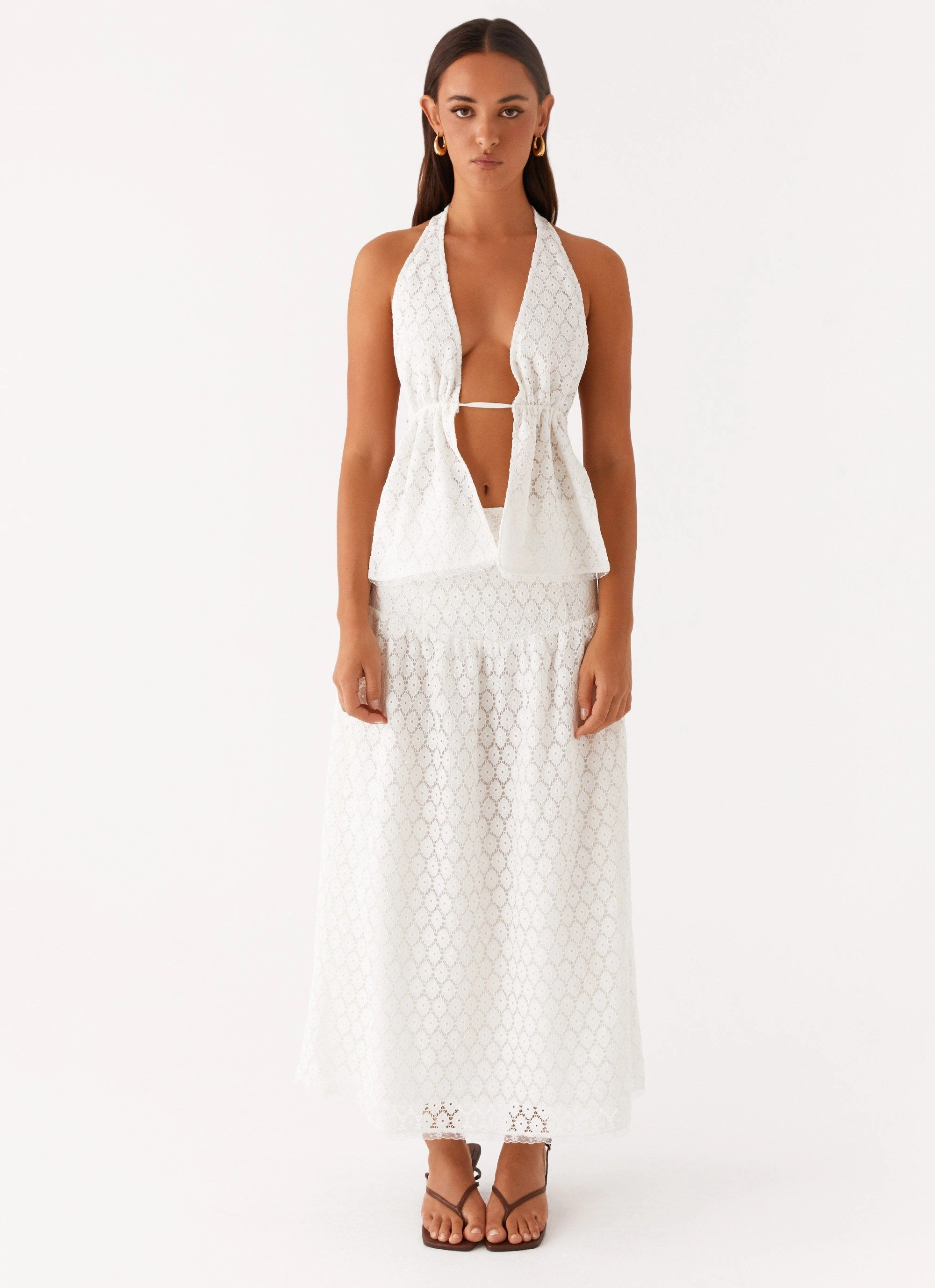 Timeless Wear Indiana Corset Midi Skirt - White