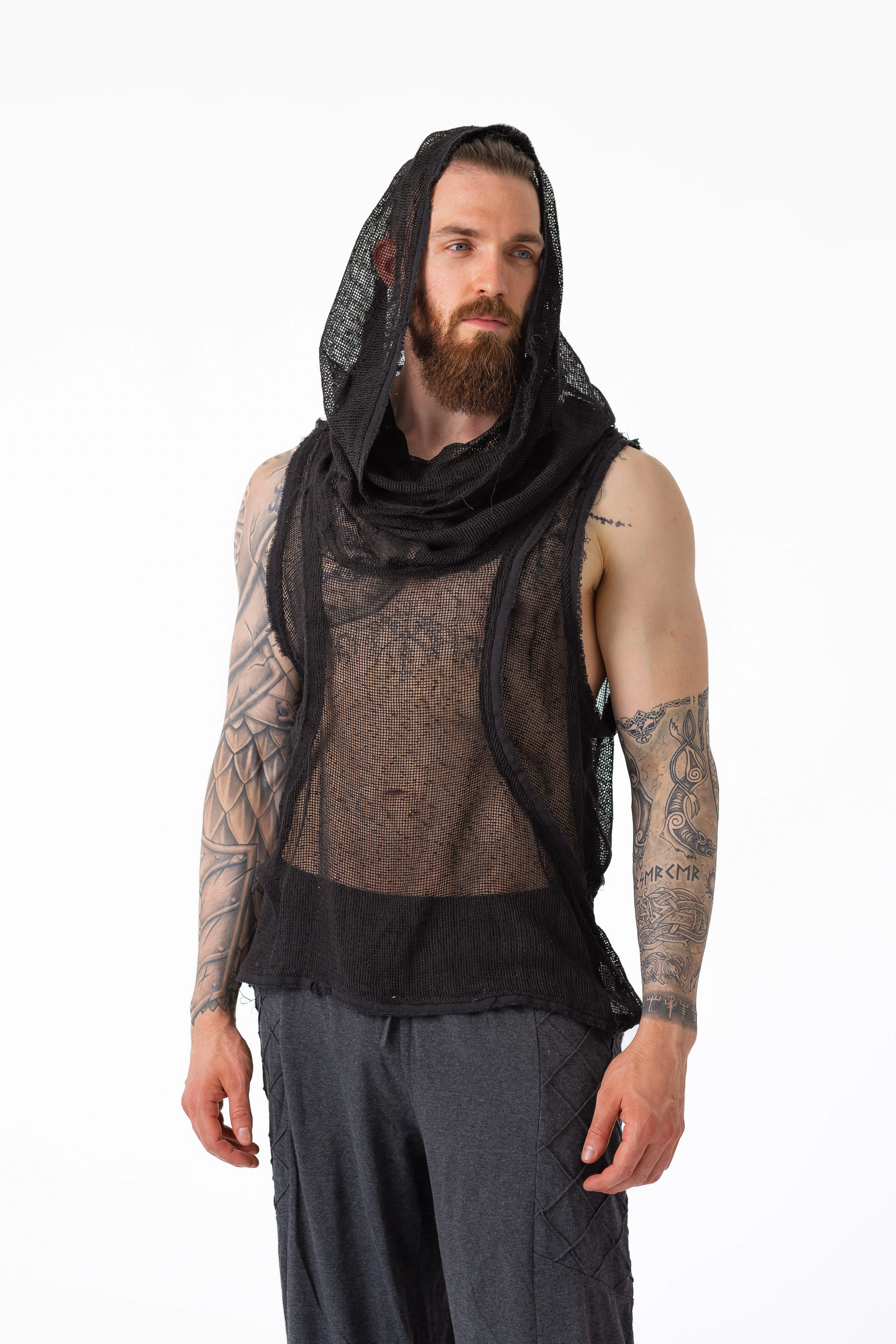 Petal Sleeve Architecture Hydrophobic Threadwork Scavenger Top