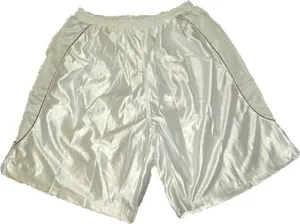 Intense X Basketball Shorts - White/Red-XS