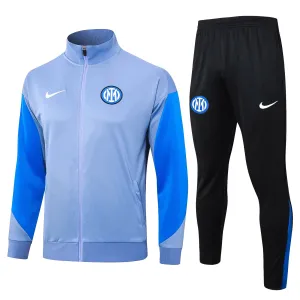 Inter Milan Soccer Jacket Tracksuit Grey 2024/25