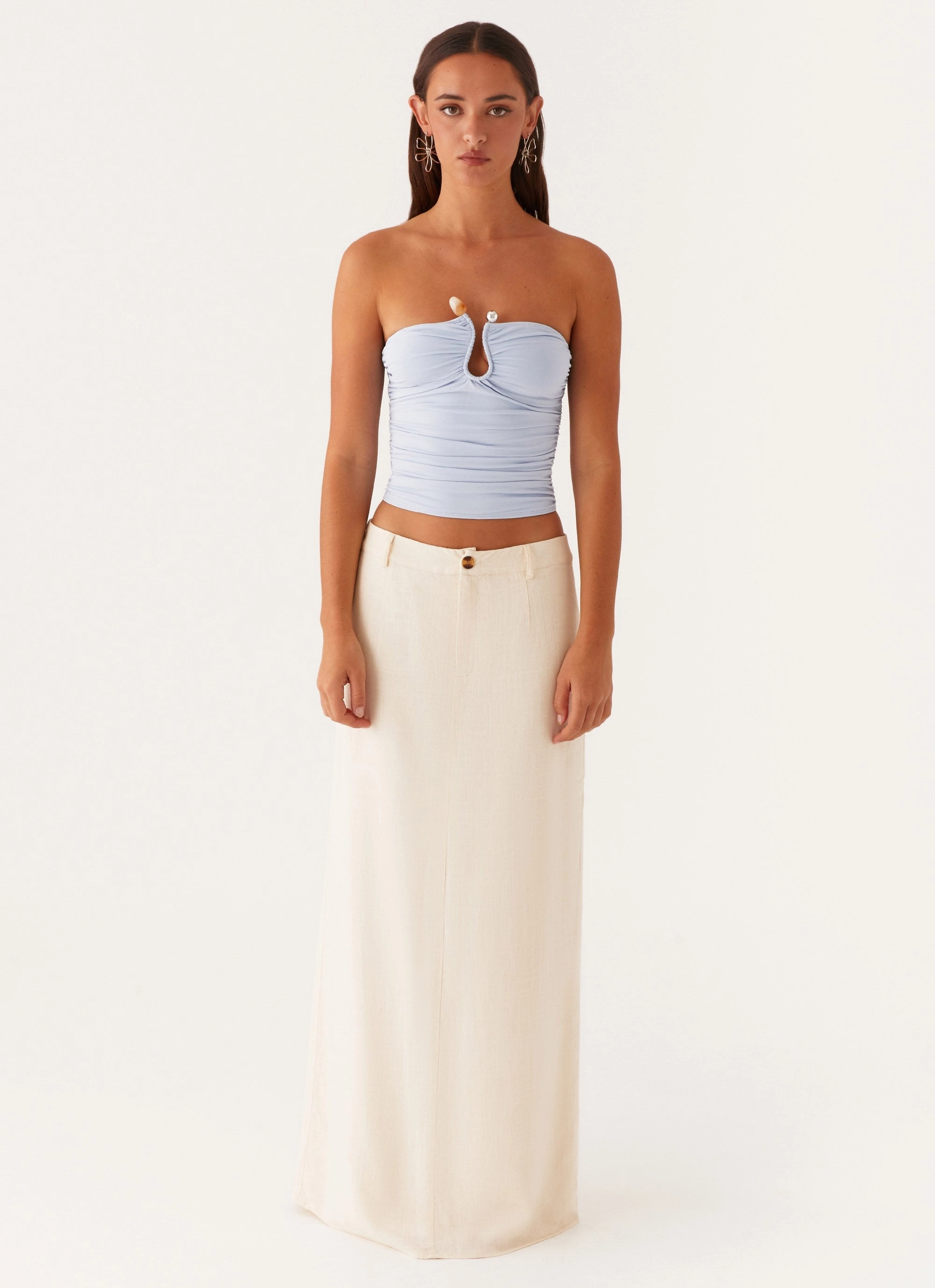 Sun Protective Fabric Rudy Tube Top - Blue