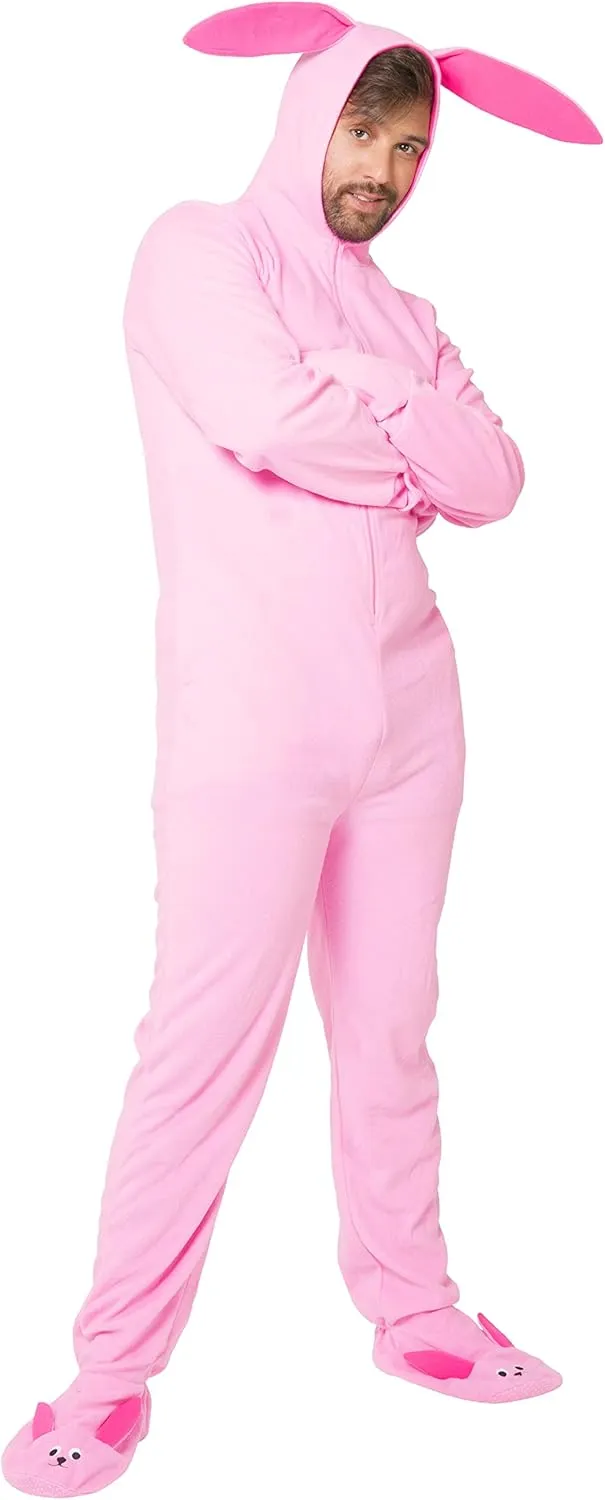 INTIMO A Christmas Story Ralphie Pink Bunny Matching Family Pajama Set Onesie One-Piece Union Suits