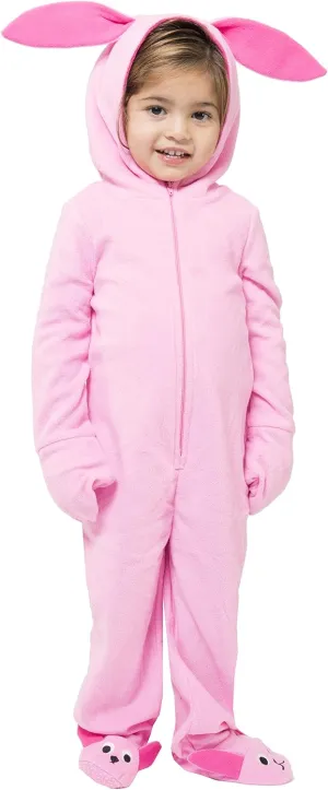 INTIMO A Christmas Story Ralphie Pink Bunny Matching Family Pajama Set Onesie One-Piece Union Suits