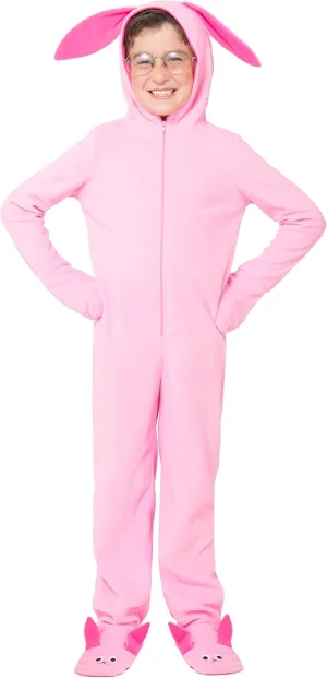 INTIMO A Christmas Story Ralphie Pink Bunny Matching Family Pajama Set Onesie One-Piece Union Suits