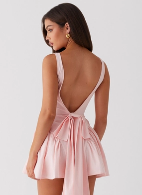 animal-print Invited Mini Dress - Pink