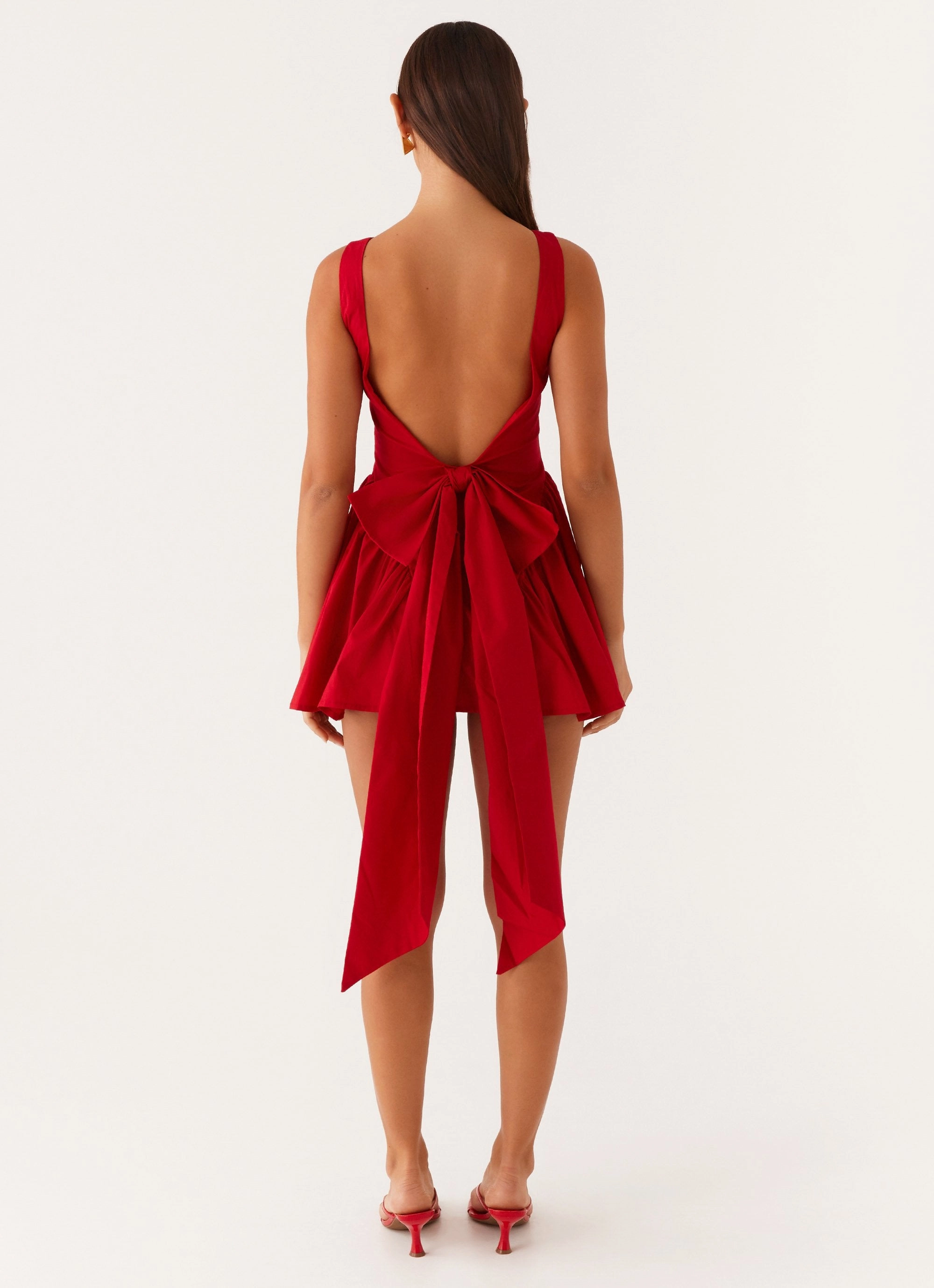 Invited Mini Dress - Red Effortless Piece Layering Piece