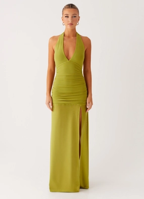 City Mood Soft Colorway Island Muse Dress - Lime
