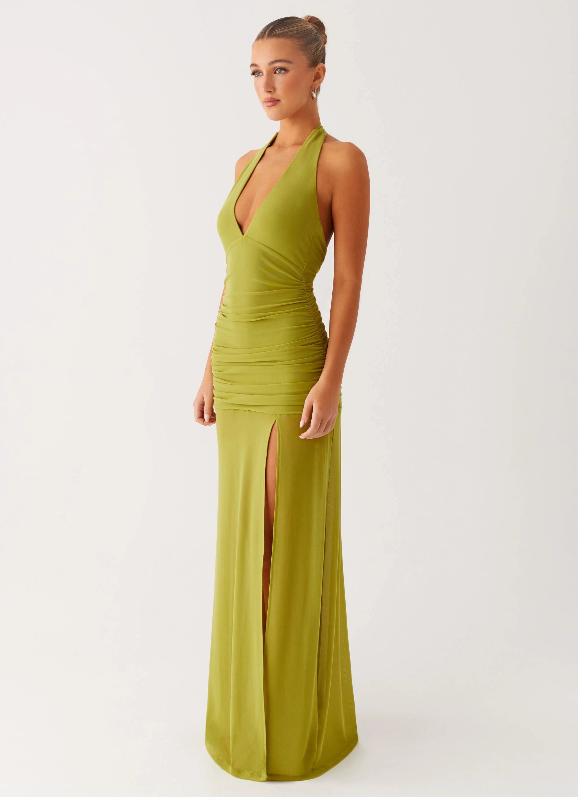 Island Muse Dress - Lime Tailored Mood Sophisticated Design