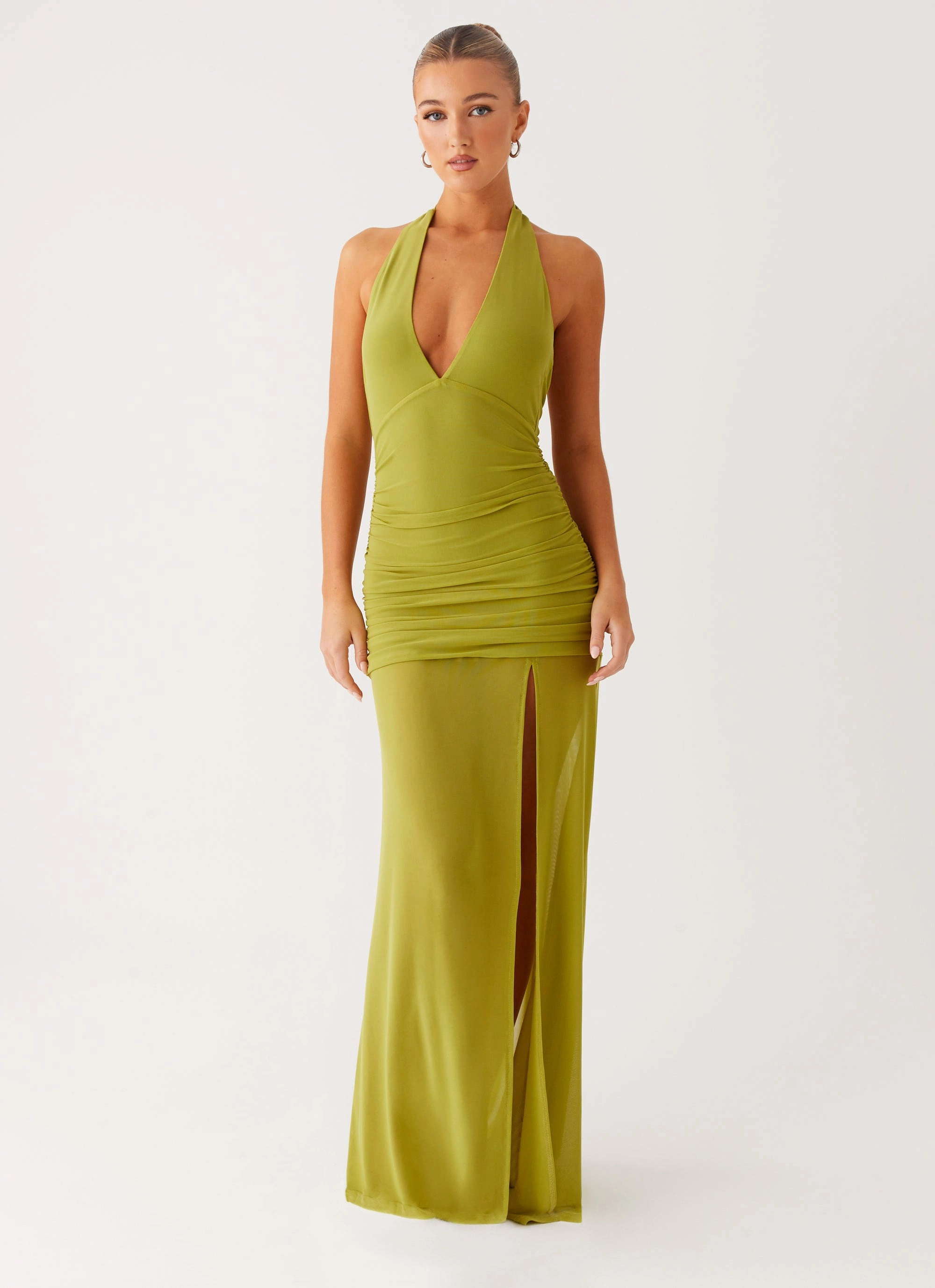 Island Muse Dress - Lime Shared Glow Comfort Layer Wear