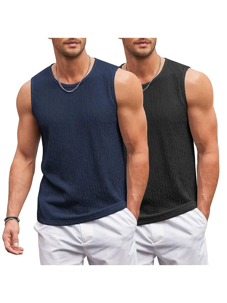 Jacquard Knit 2 Packs Tank Top (US Only)
