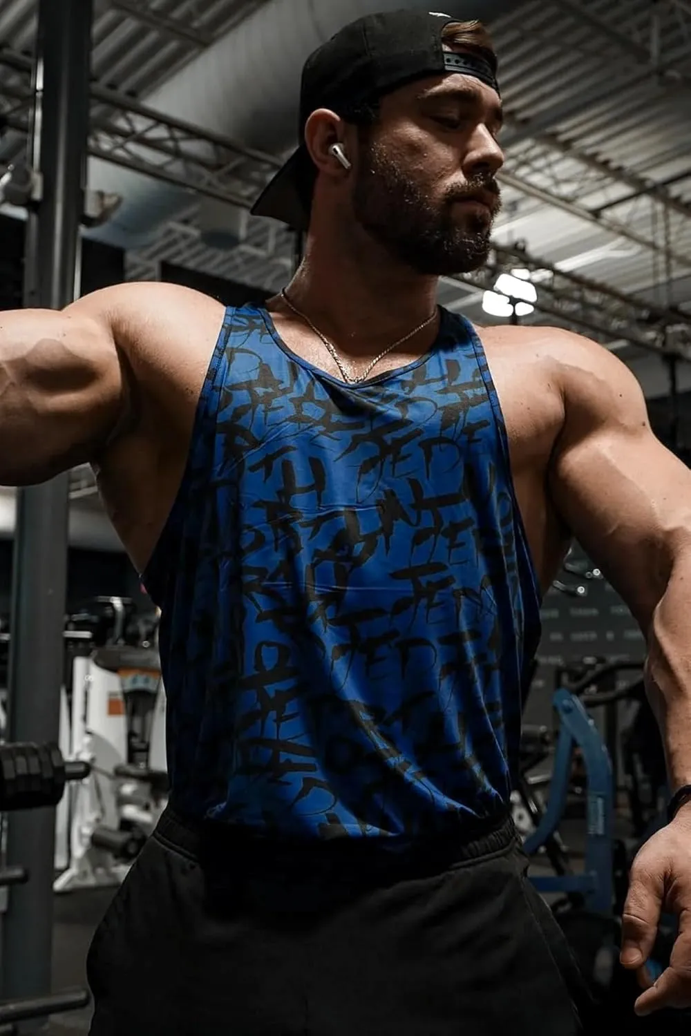 Jed North Bodybuilding Tank Top Gym Stringer Y-Back Muscle Racerback