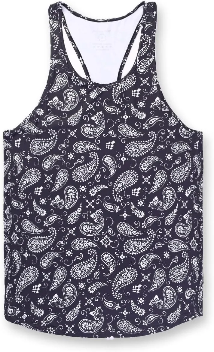 Jed North Bodybuilding Tank Top Gym Stringer Y-Back Muscle Racerback