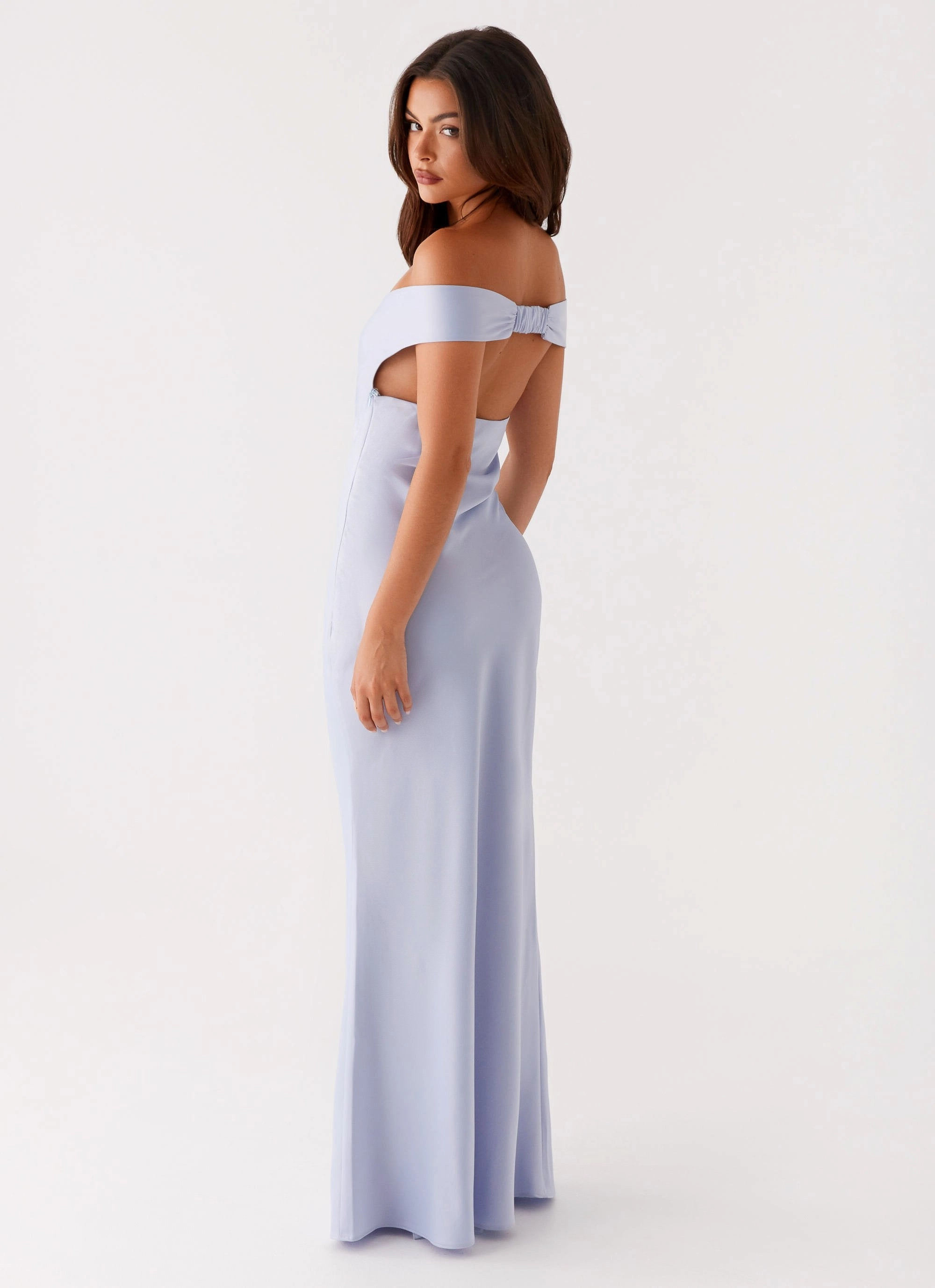 Jenner Maxi Dress - Blue Cute Glow Natural Feel