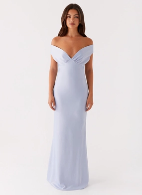 Polished and Elegant Jenner Maxi Dress - Blue