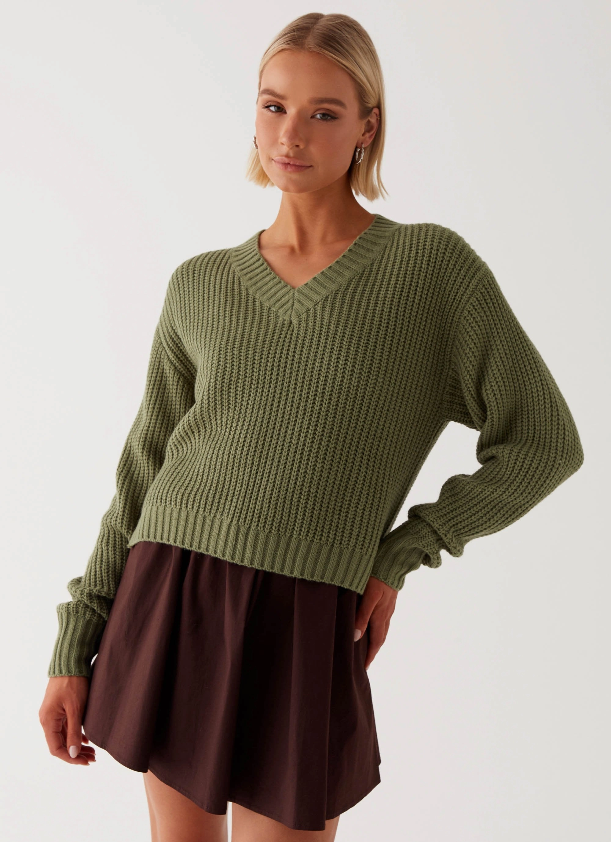 Jenson Sweater - Khaki Light Activated Cooling Old Style