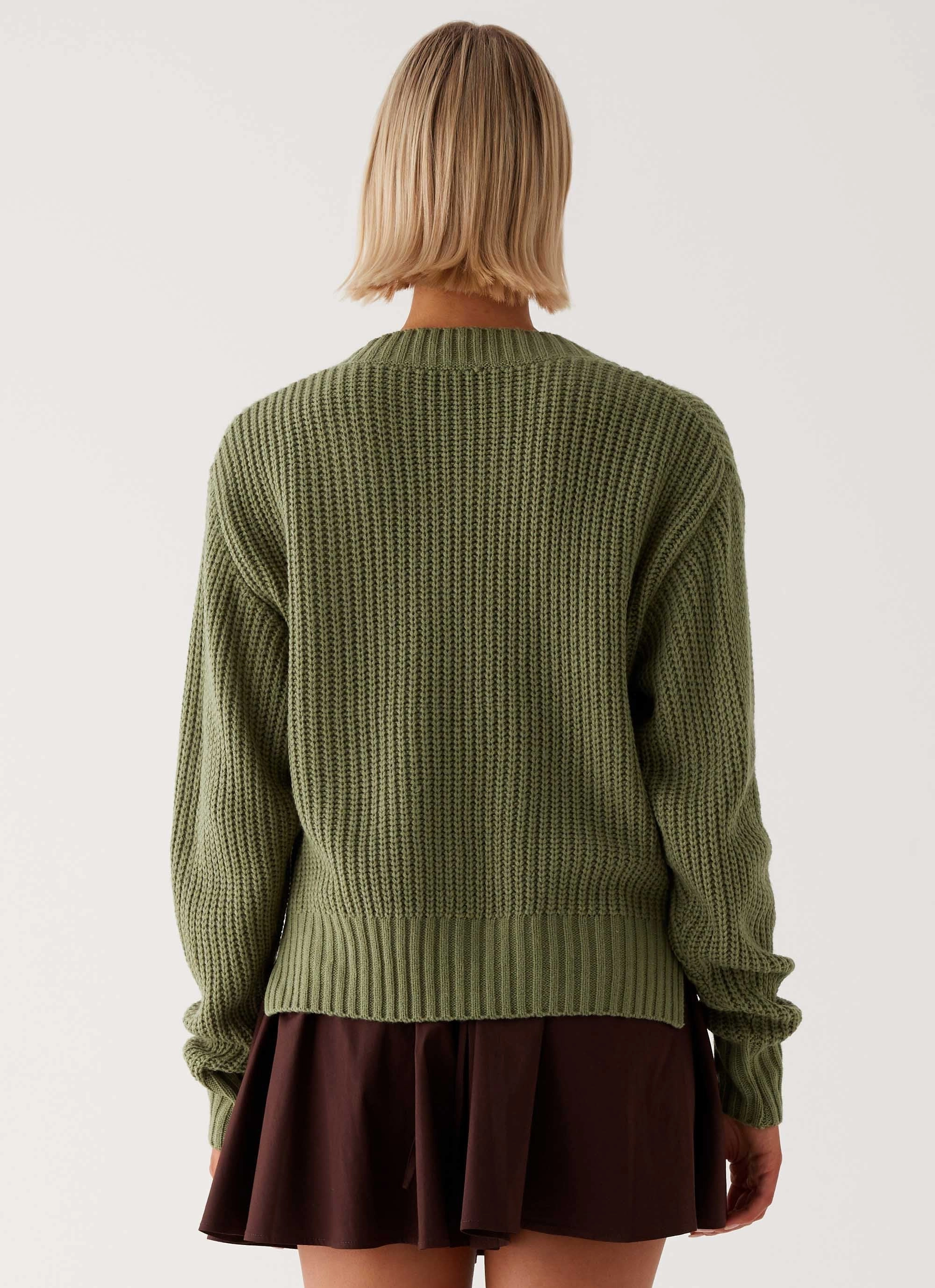 Crisp Weather Fit Flex Fit Fabric Jenson Sweater - Khaki