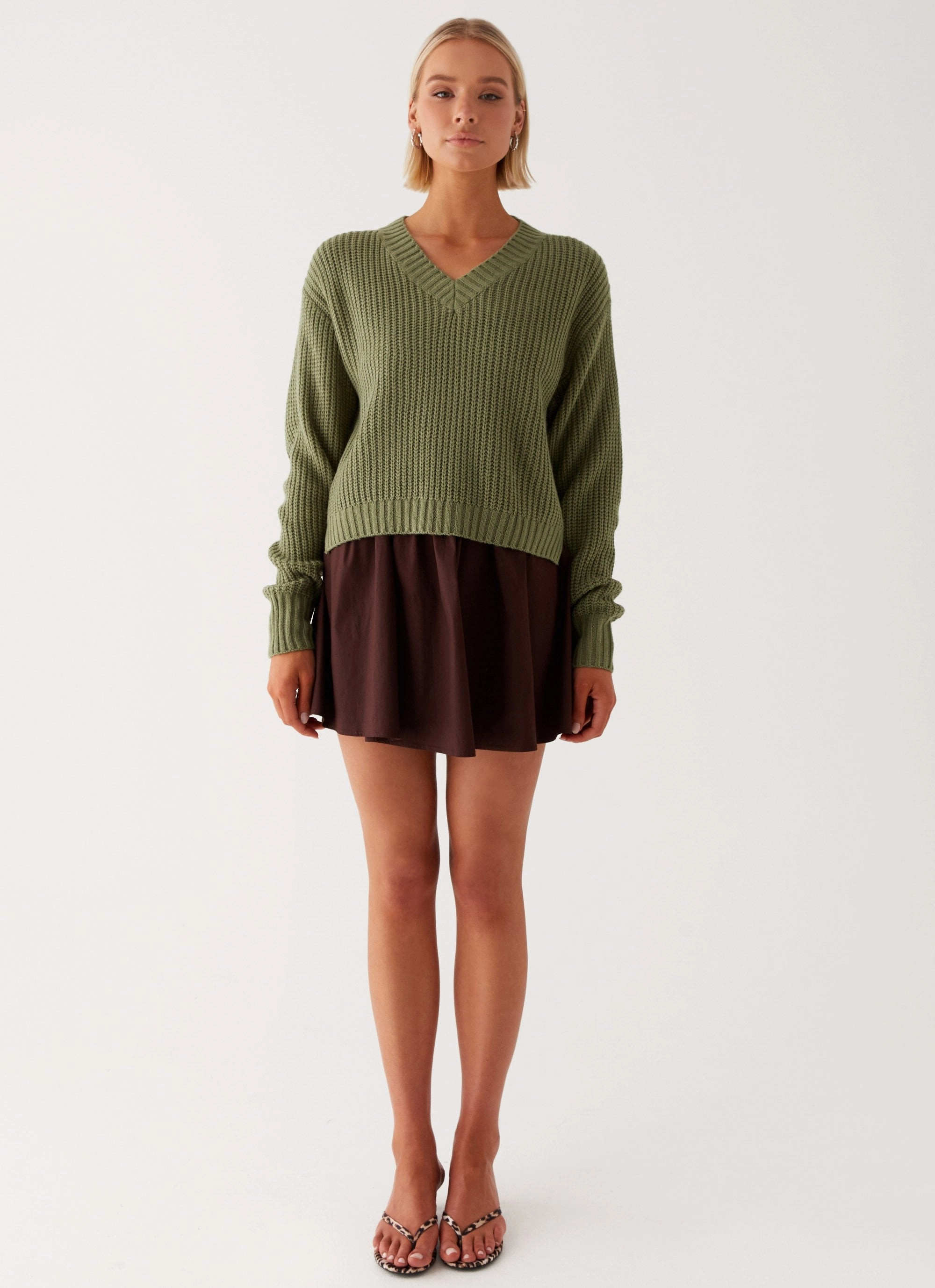 Jenson Sweater - Khaki BreathableFabric Eco Friendly Fabric