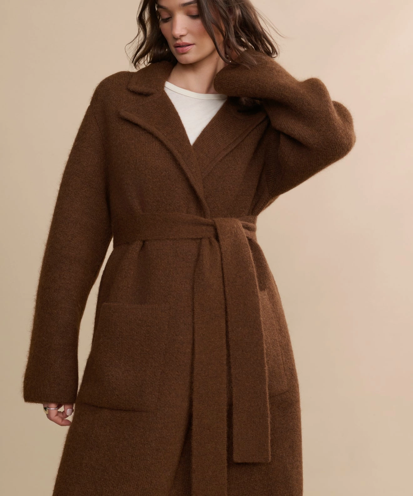 Jessica Sweater Coat On Duty Layer Windproof Inner Layer