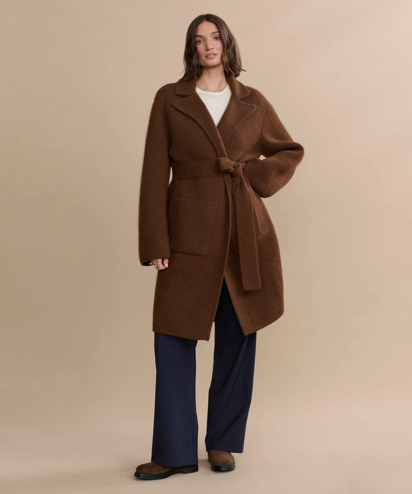 Low Profile Logoing Jessica Sweater Coat
