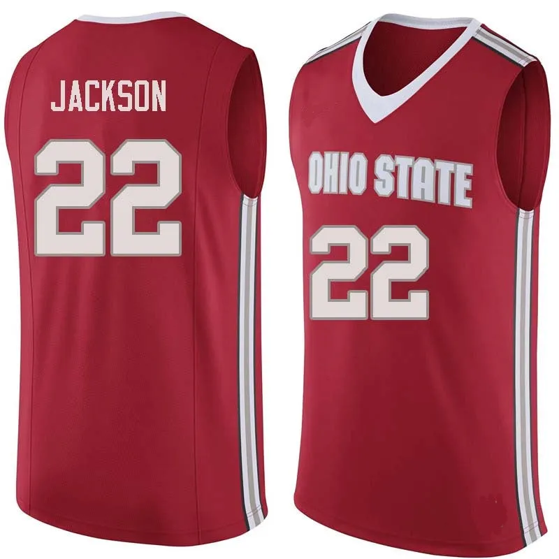 Jim Jackson Ohio State Buckeyes College Basketball Throwback Jersey
