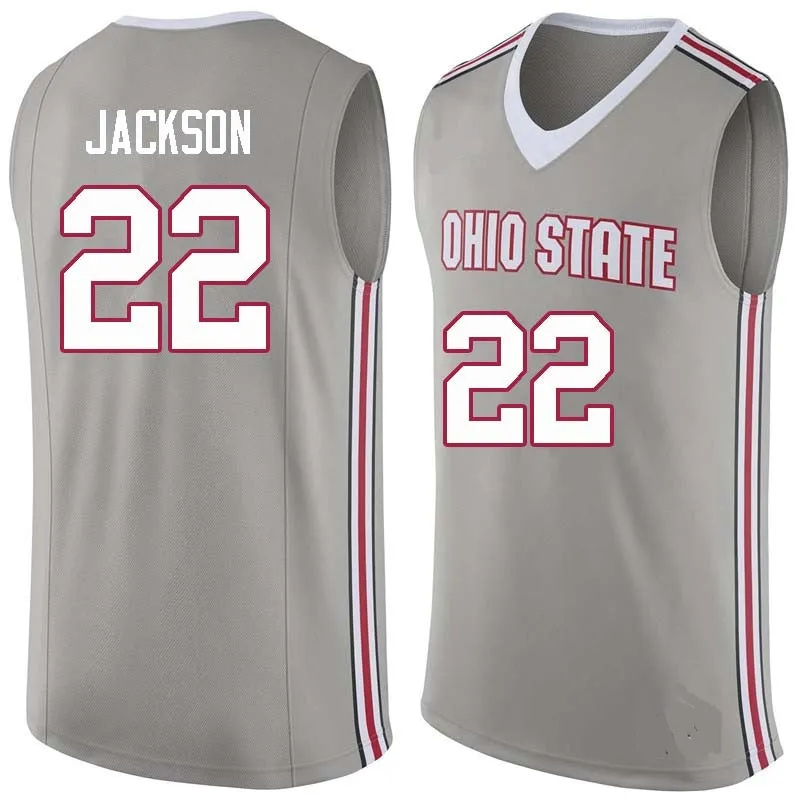 Jim Jackson Ohio State Buckeyes College Basketball Throwback Jersey