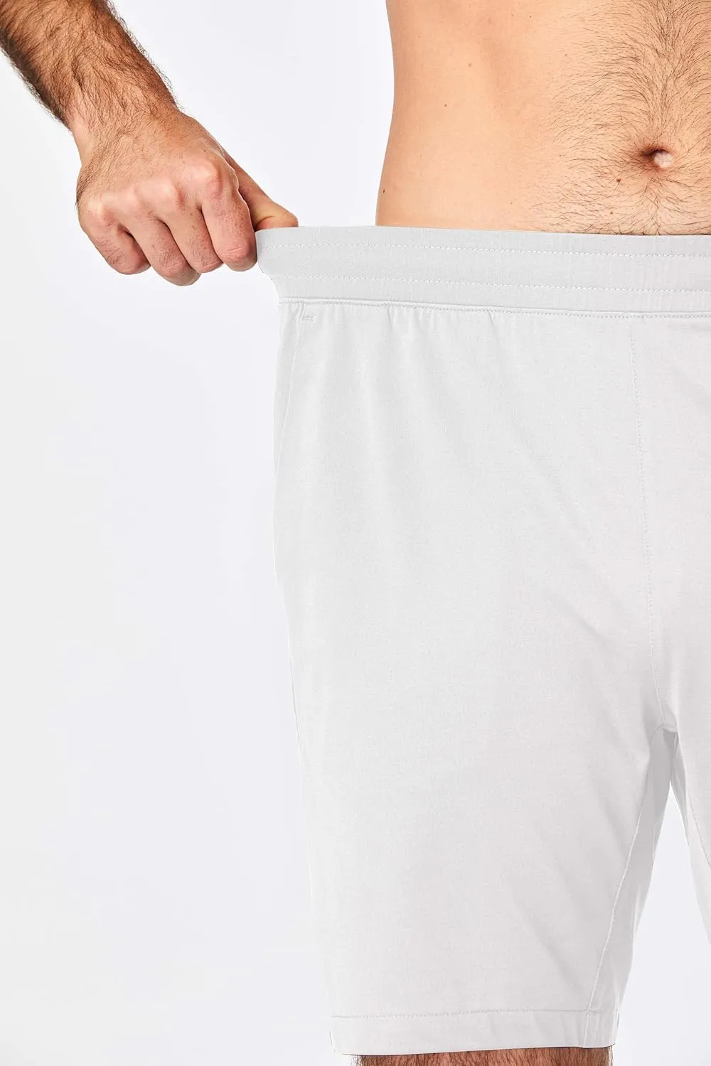 JMIERR Mens Running Shorts 7 Inch Lightweight Quick Dry Workout Summer Athletic Gym Shorts with Zipper Pocket