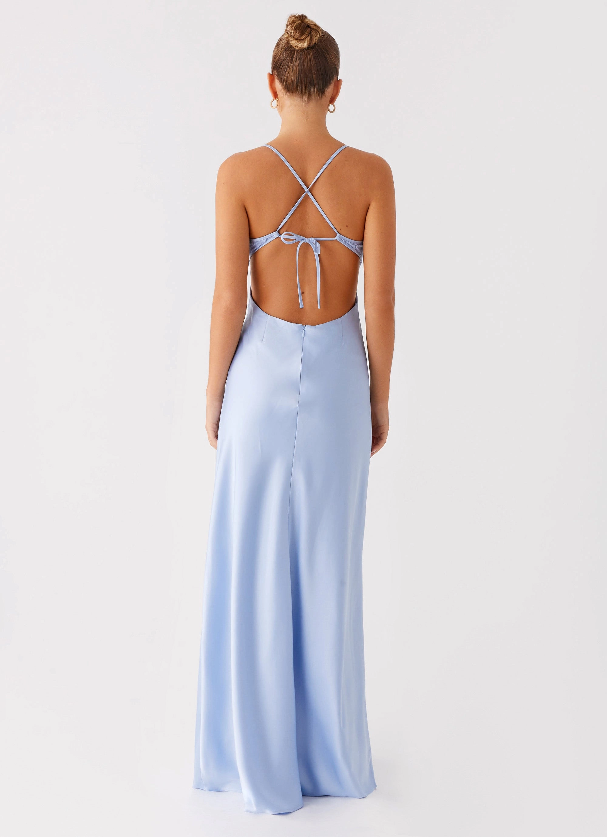 Joanie Maxi Dress - Blue Modern Waist All Look