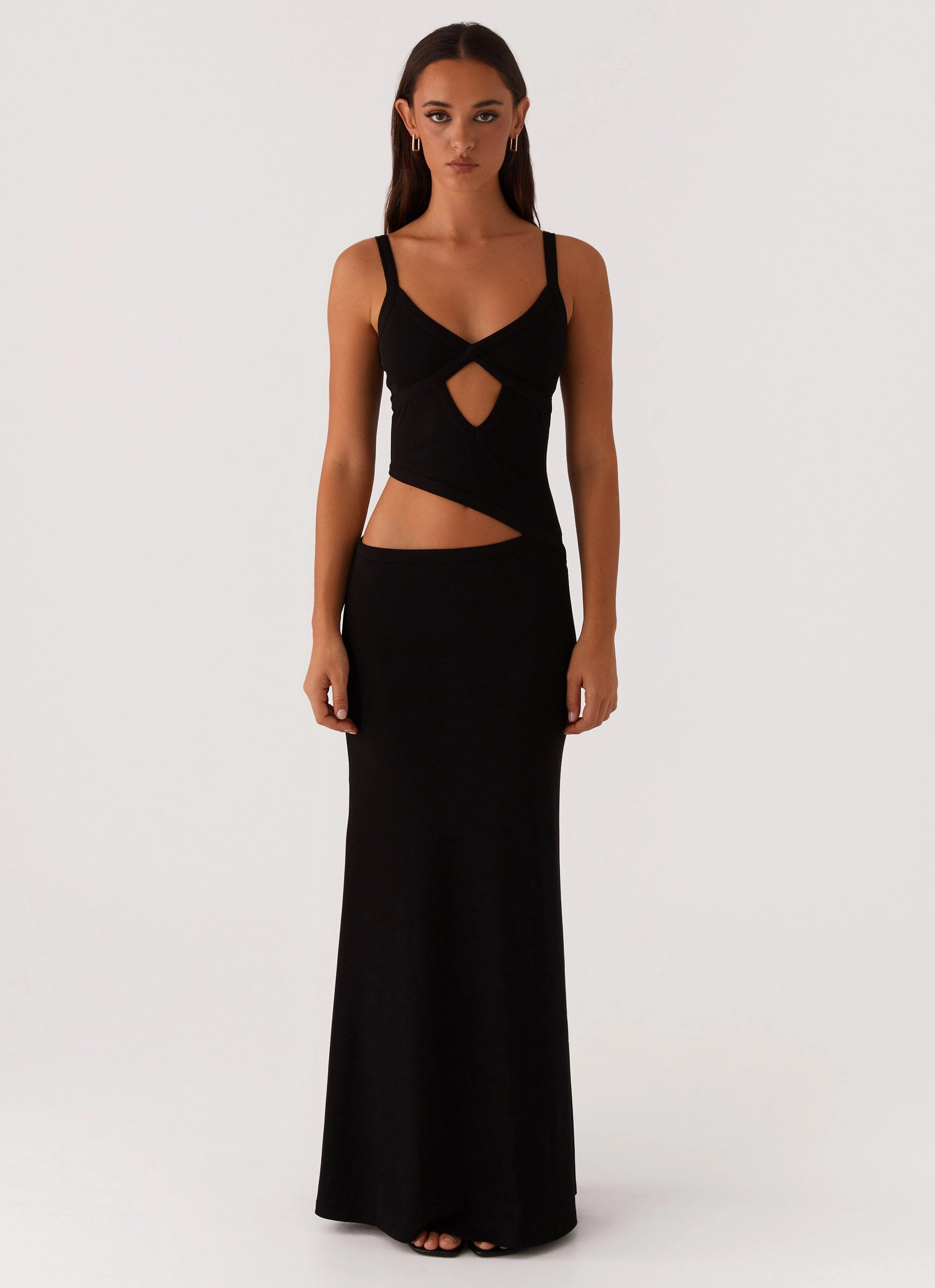 Jocelyn Maxi Dress - Black Soft Shape Fresh Fit
