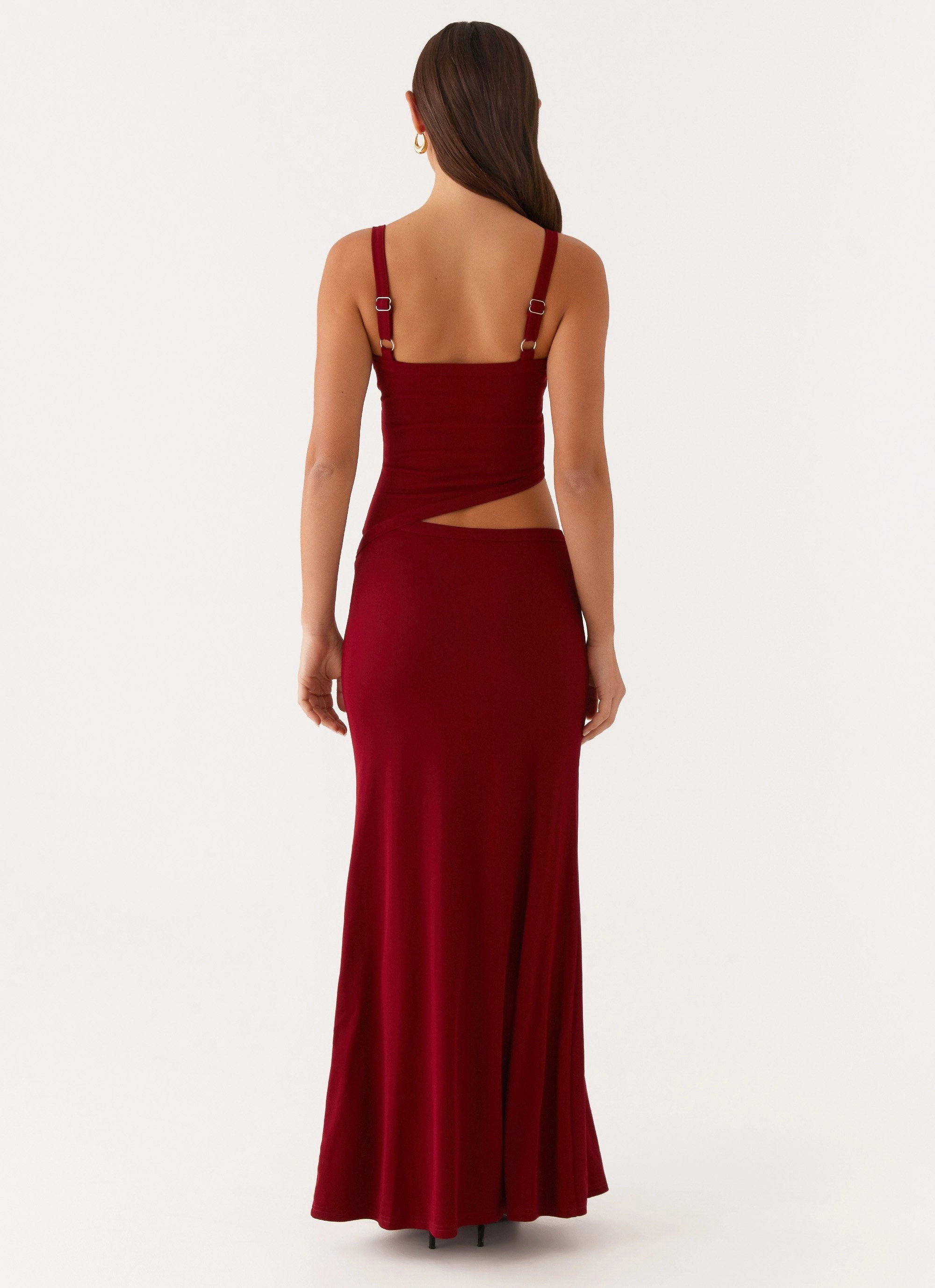 Refined fit Jocelyn Maxi Dress - Maroon