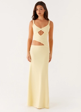 Jocelyn Maxi Dress - Yellow Summer Friendly