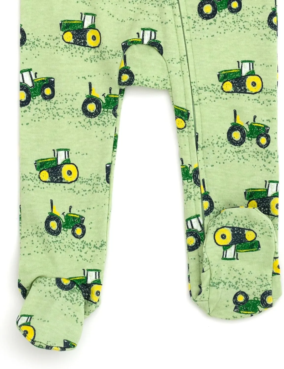 John Deere Farm Animals Tractors Baby Zip Up Sleep N' Play Newborn to Infant Sizes (Newborn - 24 Months)
