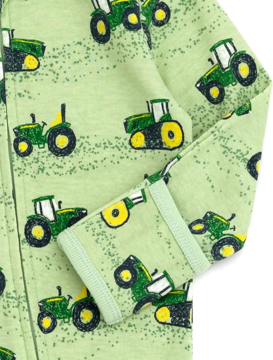 John Deere Farm Animals Tractors Baby Zip Up Sleep N' Play Newborn to Infant Sizes (Newborn - 24 Months)
