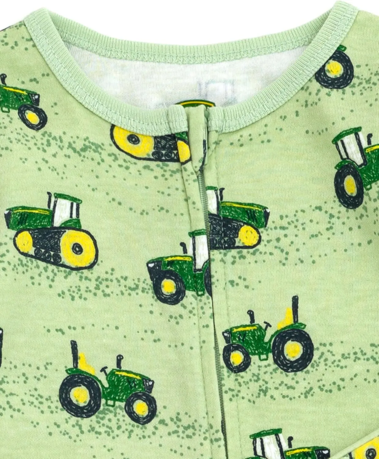 John Deere Farm Animals Tractors Baby Zip Up Sleep N' Play Newborn to Infant Sizes (Newborn - 24 Months)