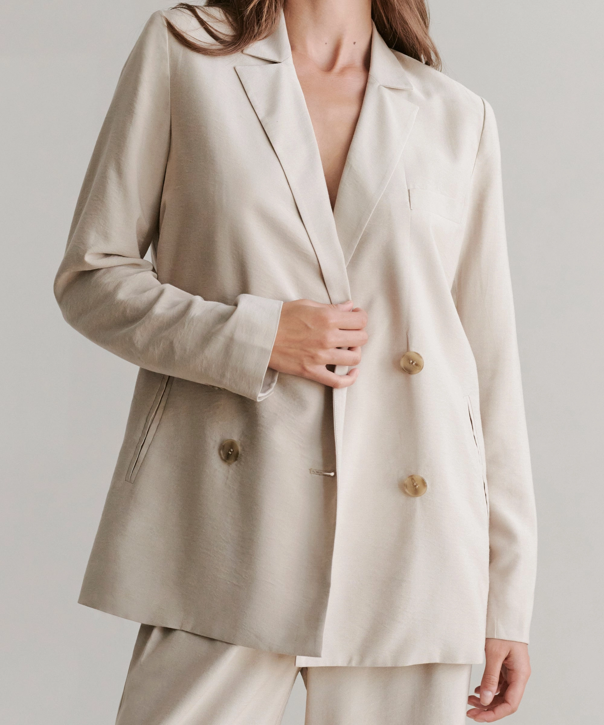 Minimalist Pocket Layout Waterproof Shell Jones Blazer