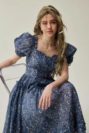 SecureClosures On The Go Julia 35 | Floral linen dress